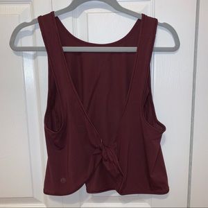 NWOT Twist Back Tank Top